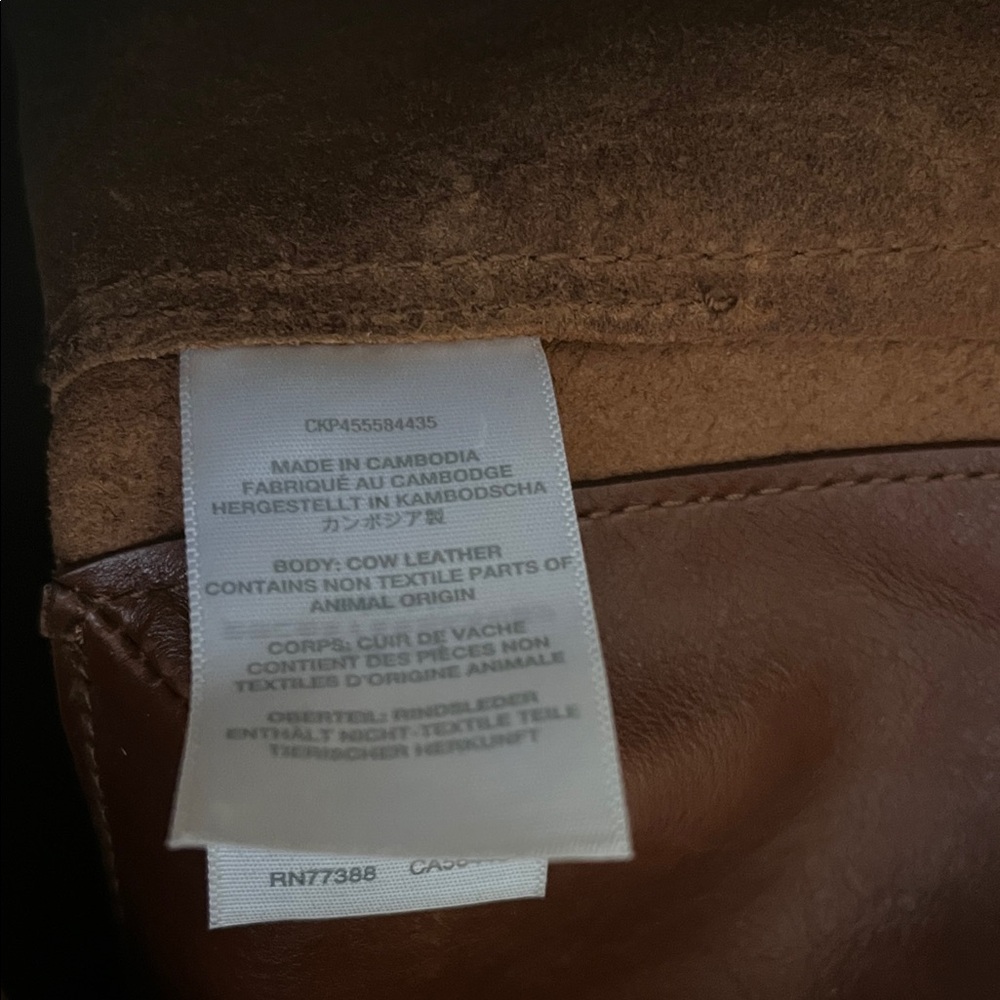 Madewell Brown Leather Tote Bag - Picture 7 of 9